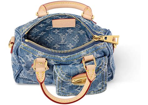 lv denim nano speedy|louis vuitton nano denim.